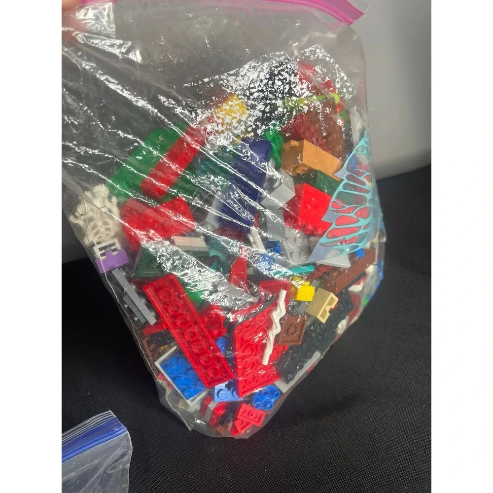 Bulk Building Bricks Lot Mixed Colors and Pieces 2lb 11oz Assorted Toy Bricks